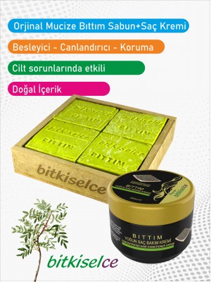 Bitkiselce Siirt Bıttım Sabunu 950 gr. & Bittim Saç Kremi